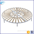 Professional customized metal Fabrication round metal folding bed frame
